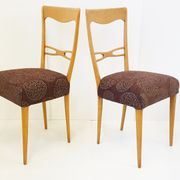 Suite de 4 chaises scandinaves 1960