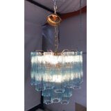 Murano style glass chandelier, set of 2 or a pair of chandeliers