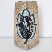 Vase céramique africain décor femme