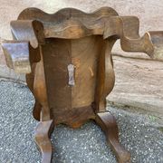 Footrest louis xv walnut late nineteenth