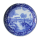 Assiette bleu décorative murale