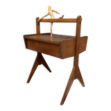 table d'appoint boîte à couture années 1960