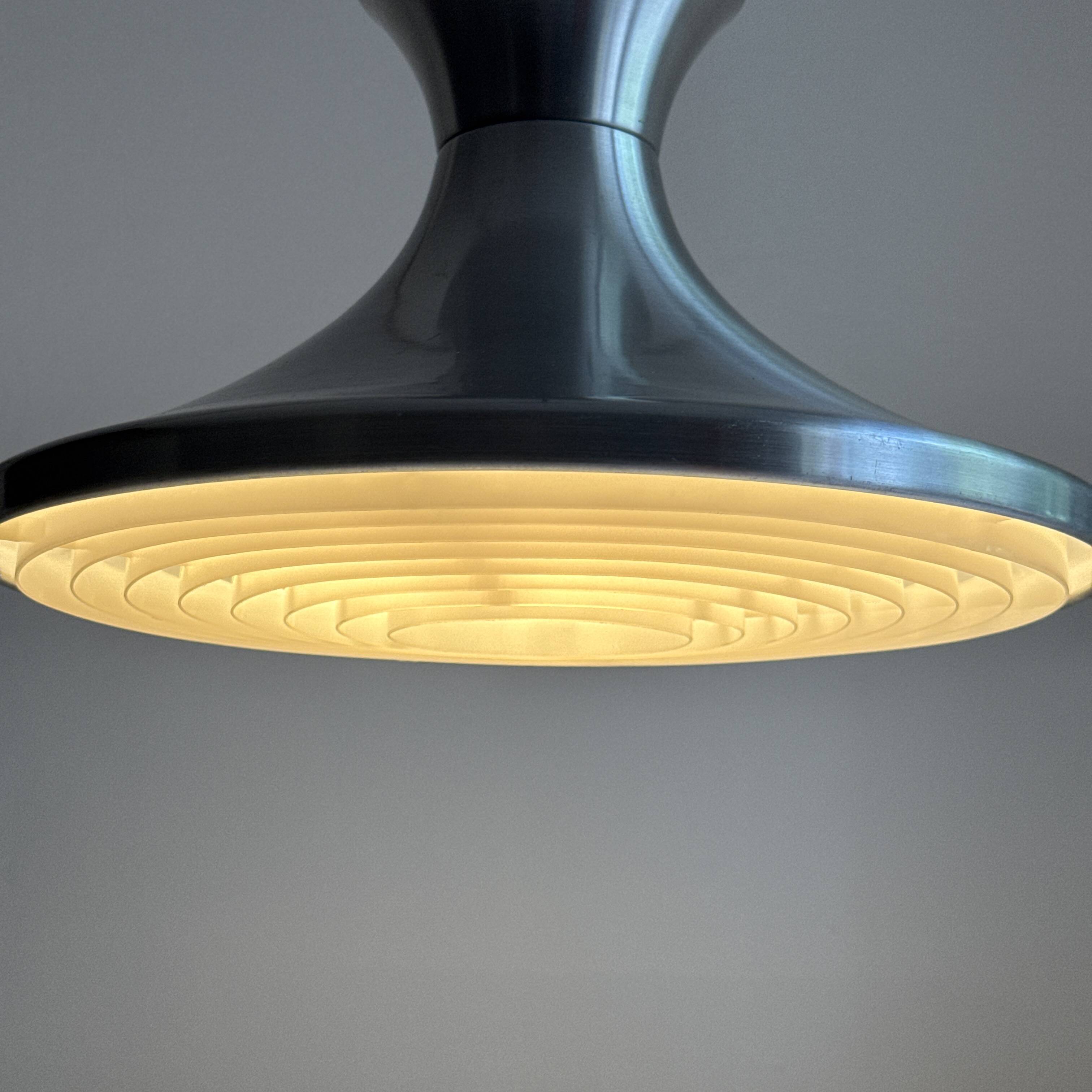 Vintage scandinavian suspension light 1970