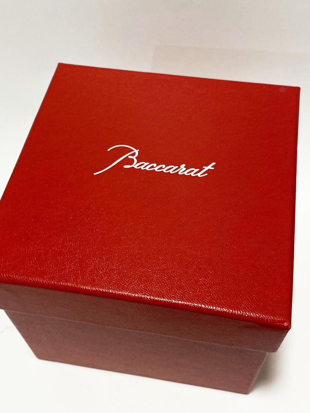 Baccarat clock with original box