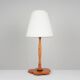 Large postmodern lamp circa 1990 in wood
