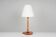 Large postmodern lamp circa 1990 in wood