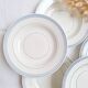 Deep plates / Salad plates St Amand blue