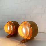 Pair of V-327 pine wall lights Hans-Agne Jakobsson for AB Markaryd, 1960