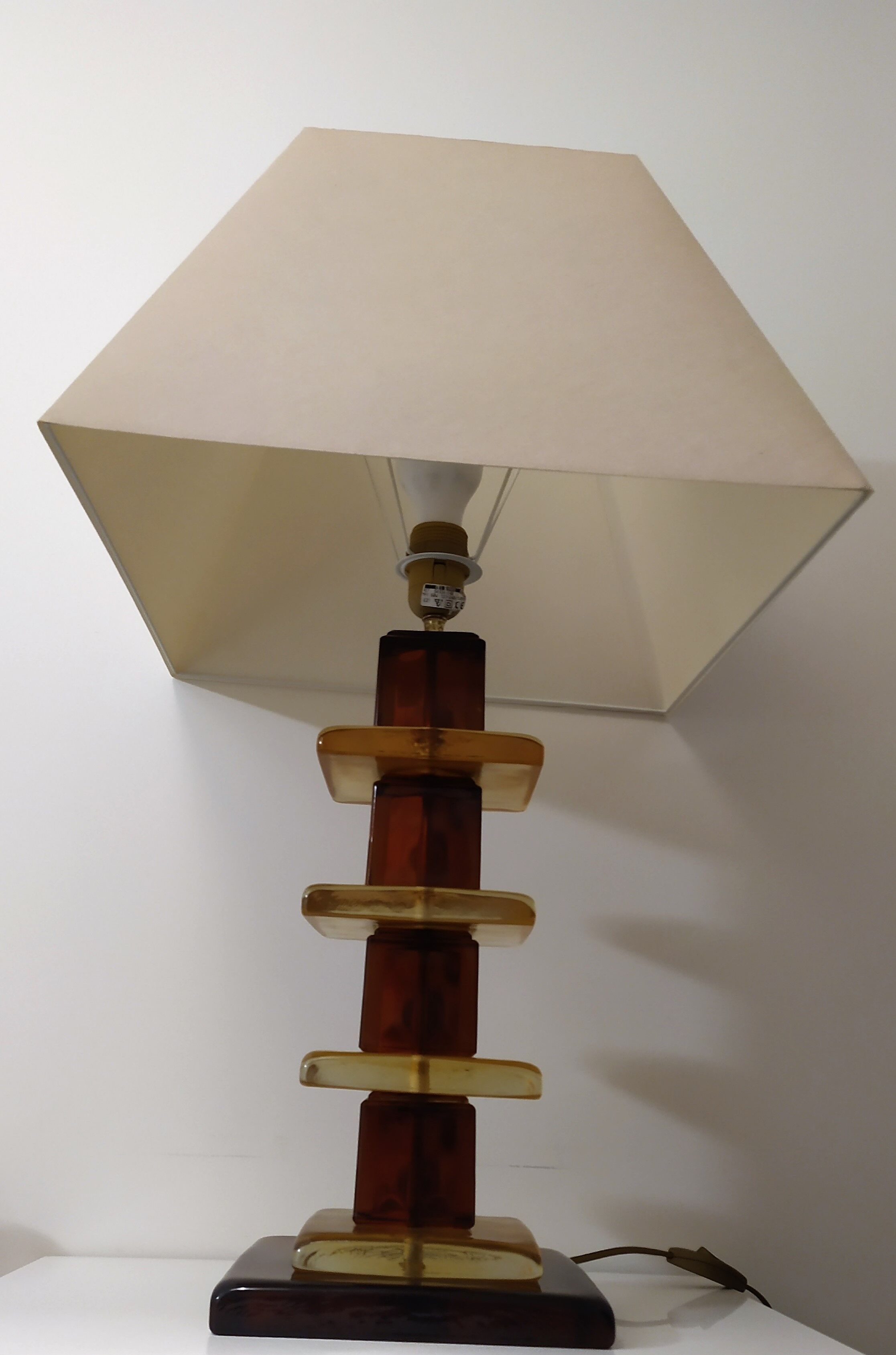 Imposing Murano glass lamp