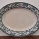 Old oval dish Manufacture Impériale et royale Belgium model Nimy