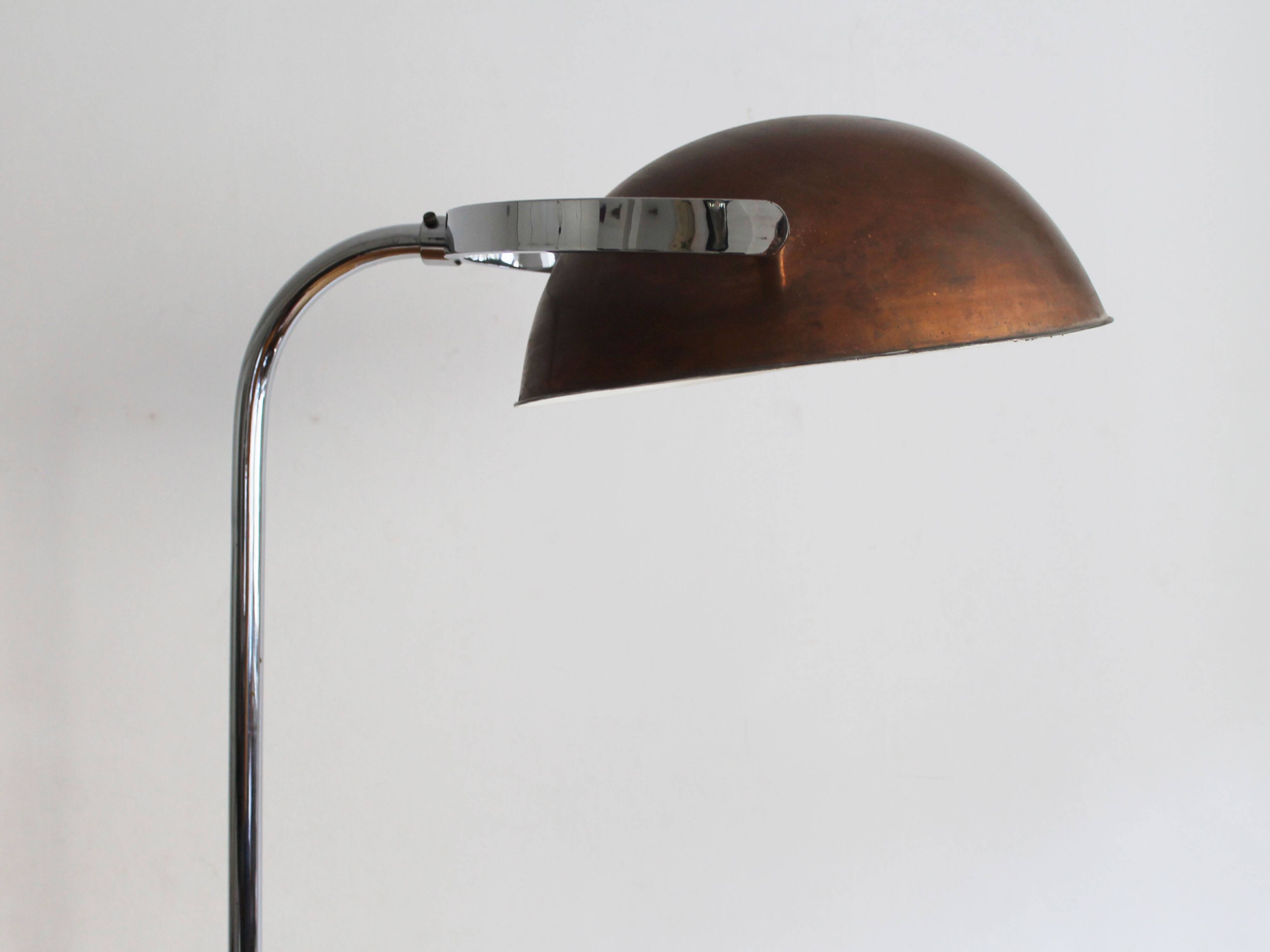Lampadaire moderniste des années 1930
