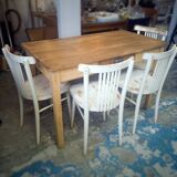 Restored old farm table