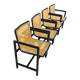 Set of 4 Mid-Century Modern dining chairs Branko Ursic Mundus