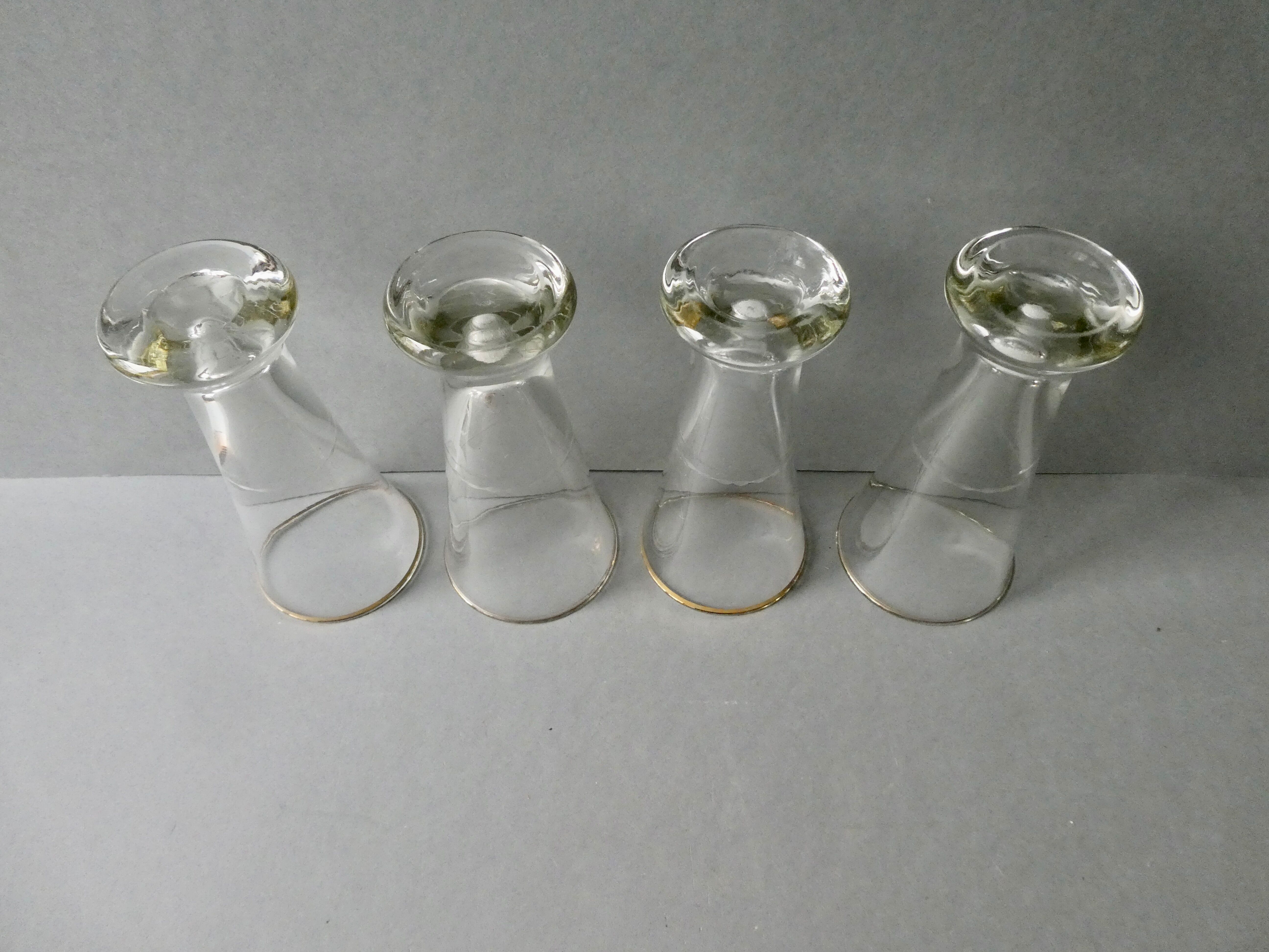 4 glasses of bistro, pastis, in Ricard, 40s