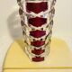Windsor Rubis vase from the 1970s by designer J.G Durand for Luminarc Fr.