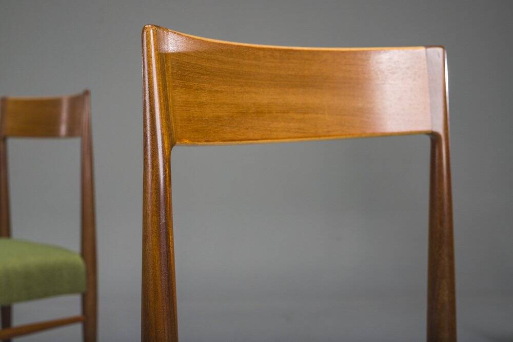 Set of 4 teak dining chairs by Lübke, 1960s