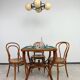 Czechoslovak rondocubist / Geometric Art Deco pendant lamp