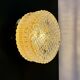 Vintage moulded glass wall or ceiling light globe