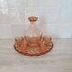 Jug and 4 glasses on Rosaline tray / Liqueur service
