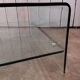 Glass coffee table