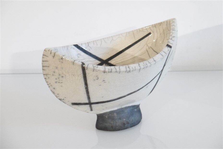 Vintage Raku cup 1970