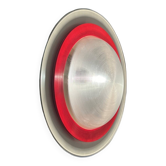 Luci Milano 'Sat 50' Flush Mount Lamp - Futuristic Design New Old Stock 80s