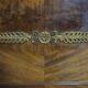 Antique grand lit in flame mahogany – Empire / Restoration / 20th century style