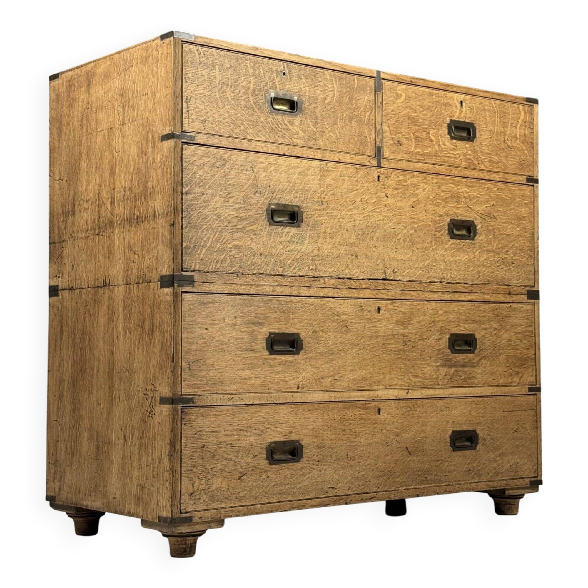 Commode de campagne en chêne du 19ème siècle