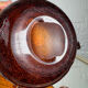 Amber blown glass empty pocket from the 60s