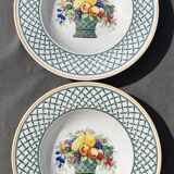 6 hollow plates Villeroy & Boch basket model