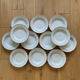 12 deep plates in Limoges porcelain by Bernardaud