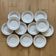 12 assiettes creuses en porcelaine de Limoges Bernardaud