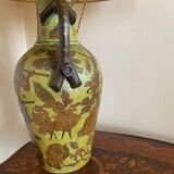 Lampe en céramique craquelée