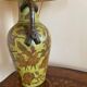 Lampe en céramique craquelée