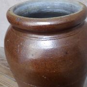 Pot grès terre vernissée H45 conserve ancien