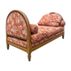 Banquette modulable art déco en hetre teinté XXe siècle