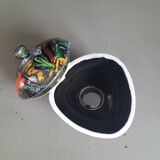 Vallauris candy box in fat lava-style glazed ceramic