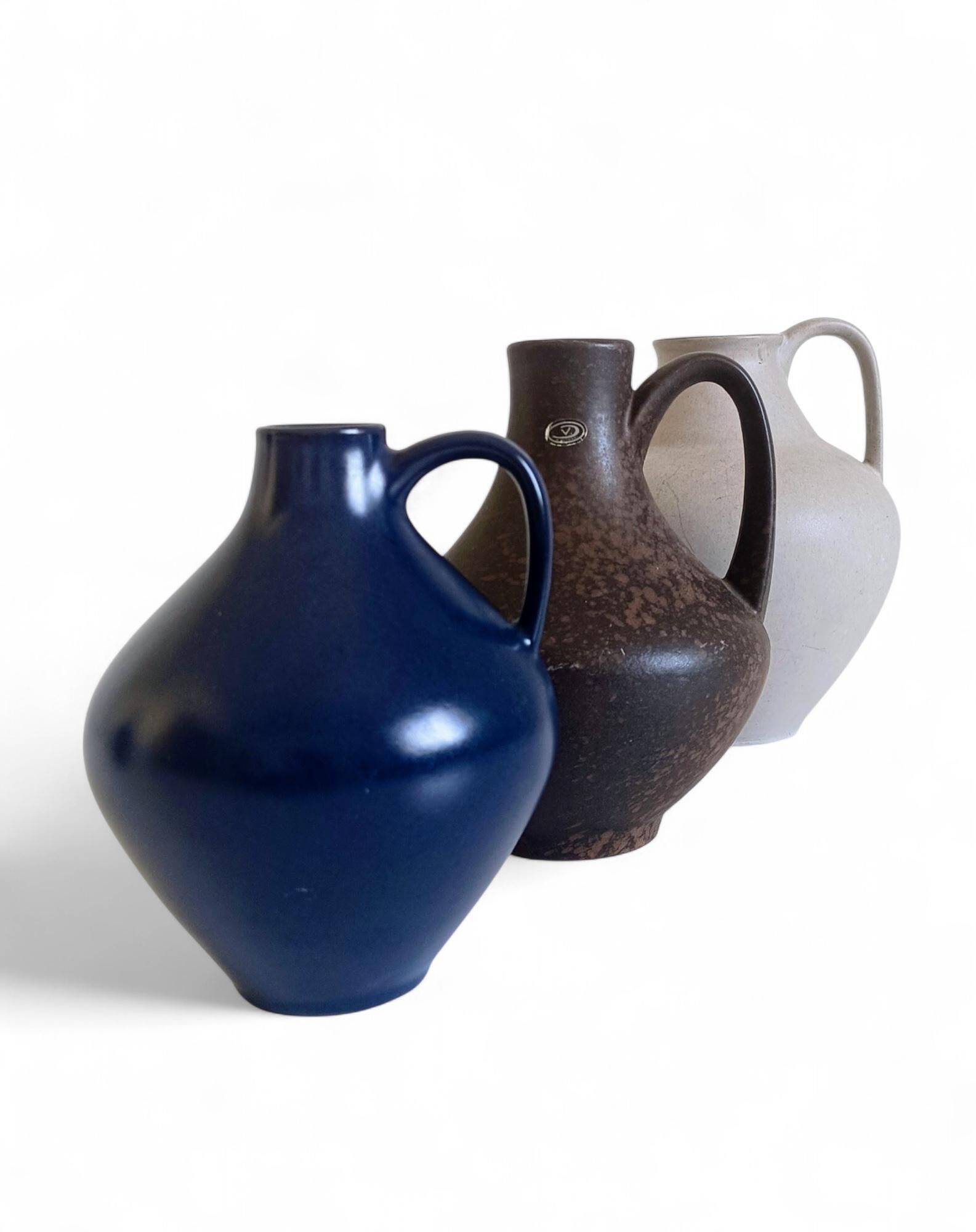 Set of Three Mid-Century Minimalist Vases by Fritz Van Daalen, Germany