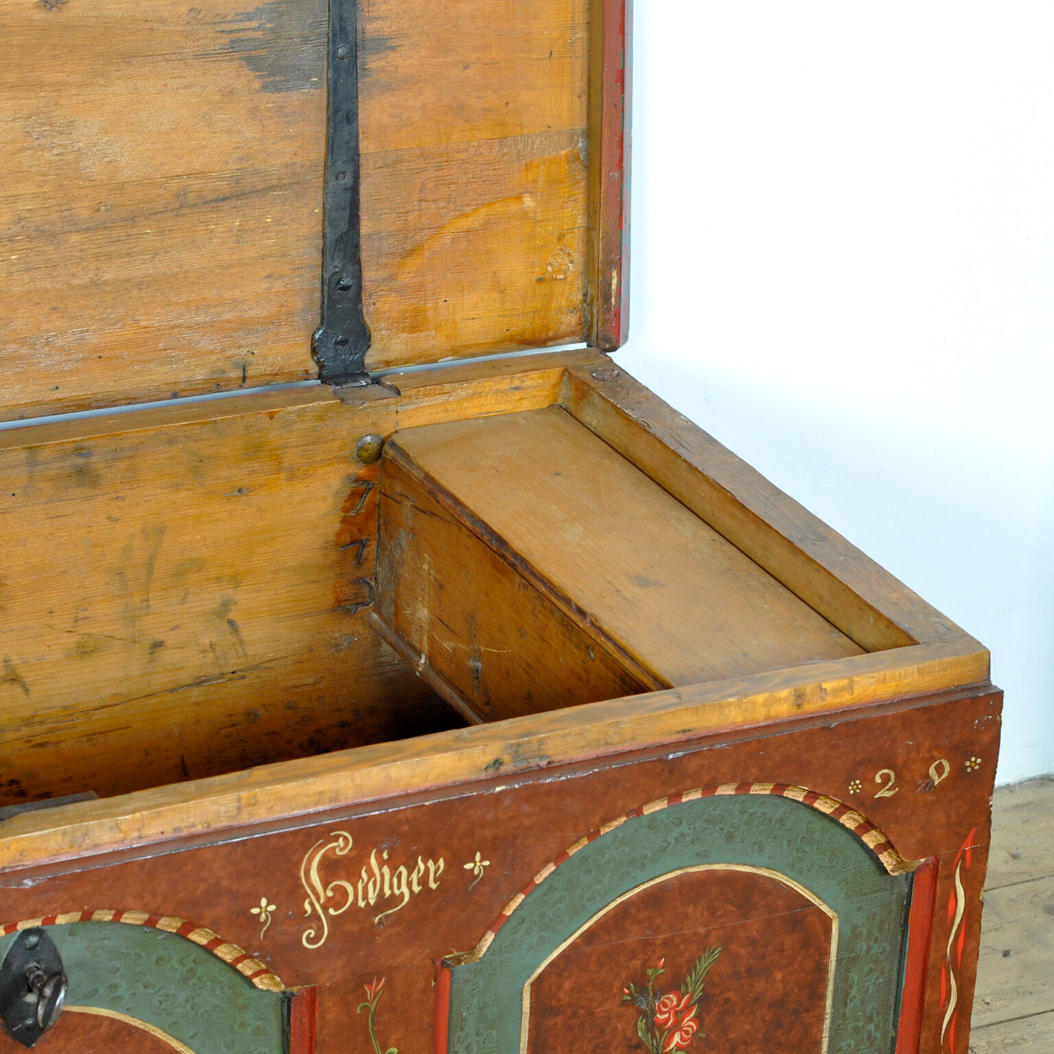 German Wedding Chest From 1820