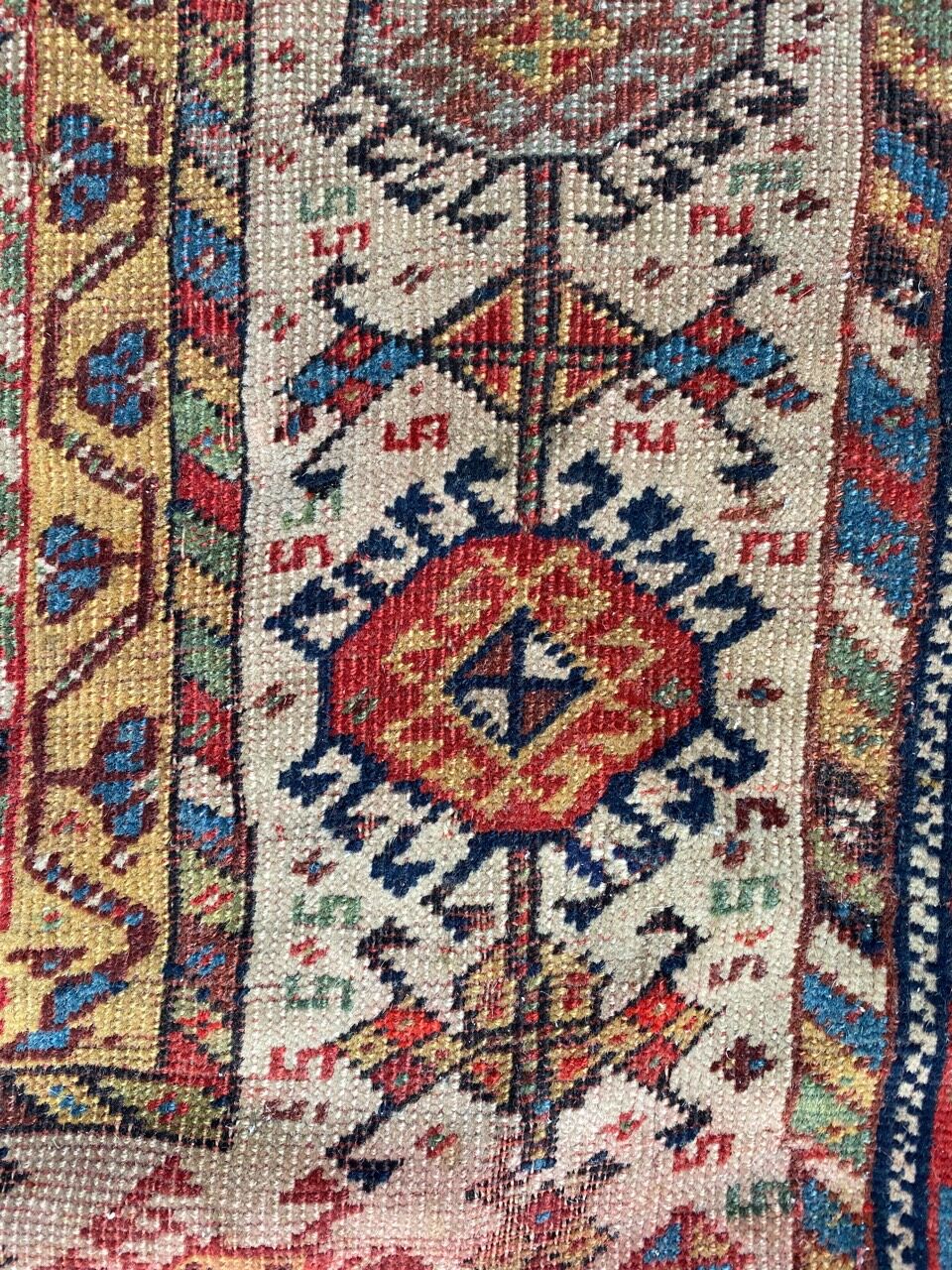 Tapis ancien persan ghashghai 120x212cm