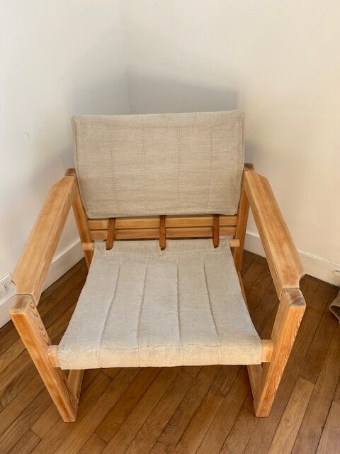 Diana pine armchair by Karin Mobring 1970