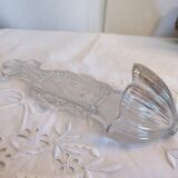 Virgin Mary molded glass stoup