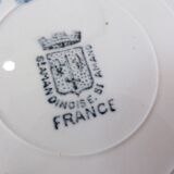 4 vintage deep plates from St Amand 220625