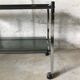Vintage glass and metal service