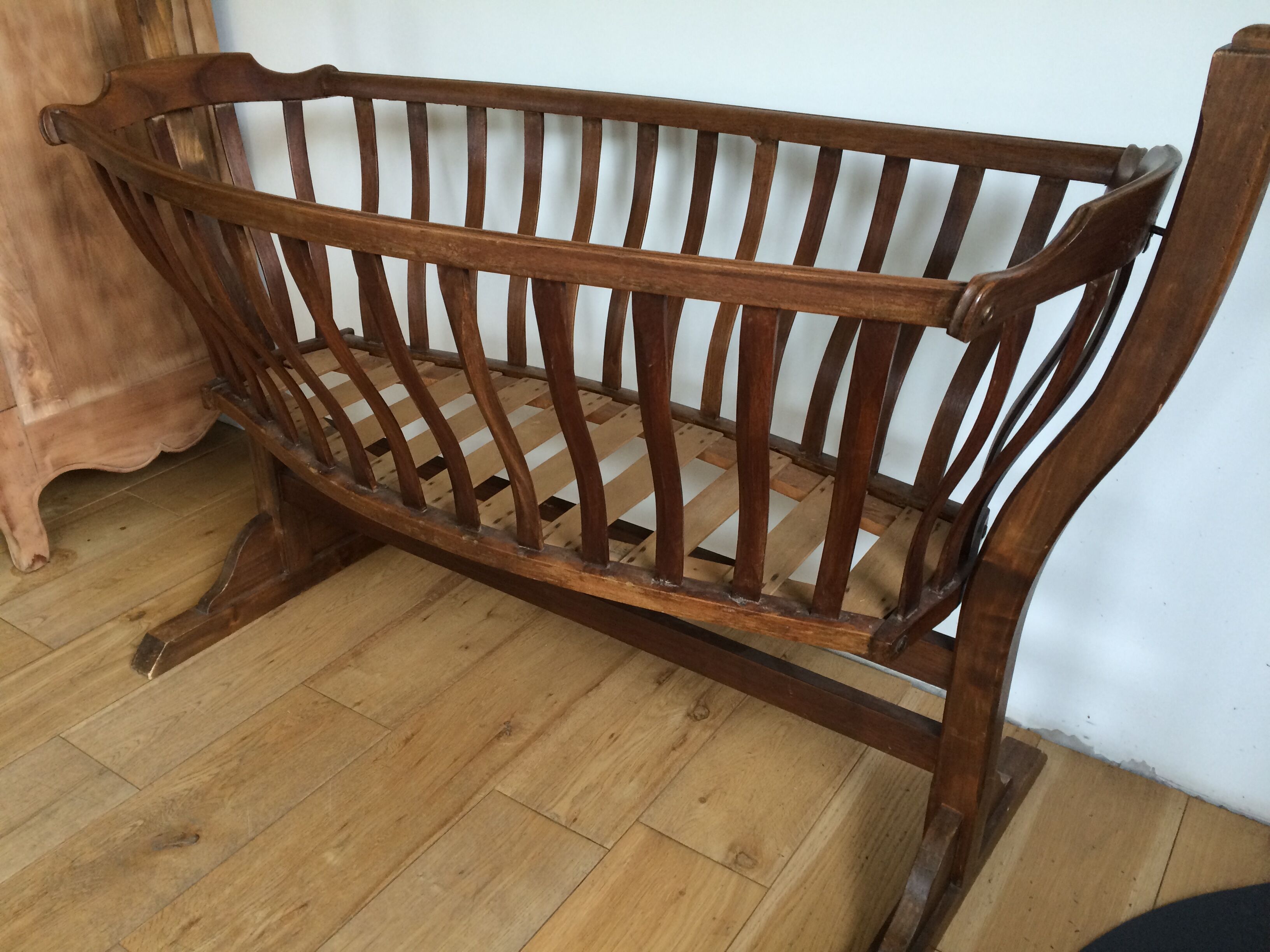 Wooden cradle