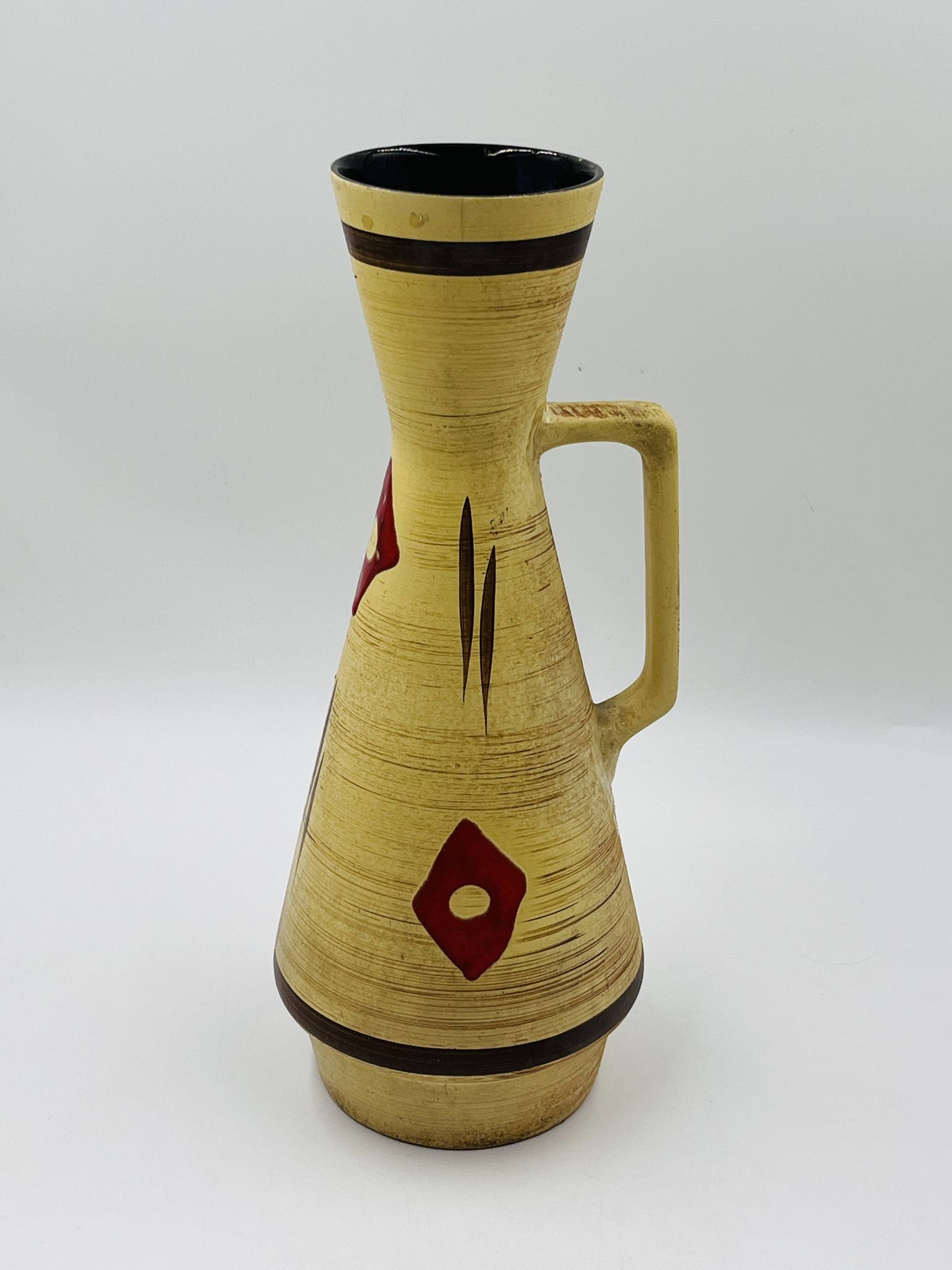 Vase cruche Dümler & Breiden jaune
