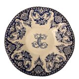 Gien old cup monogram C