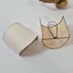 Pair of bamboo imitation wall lights, vintage 1970s.