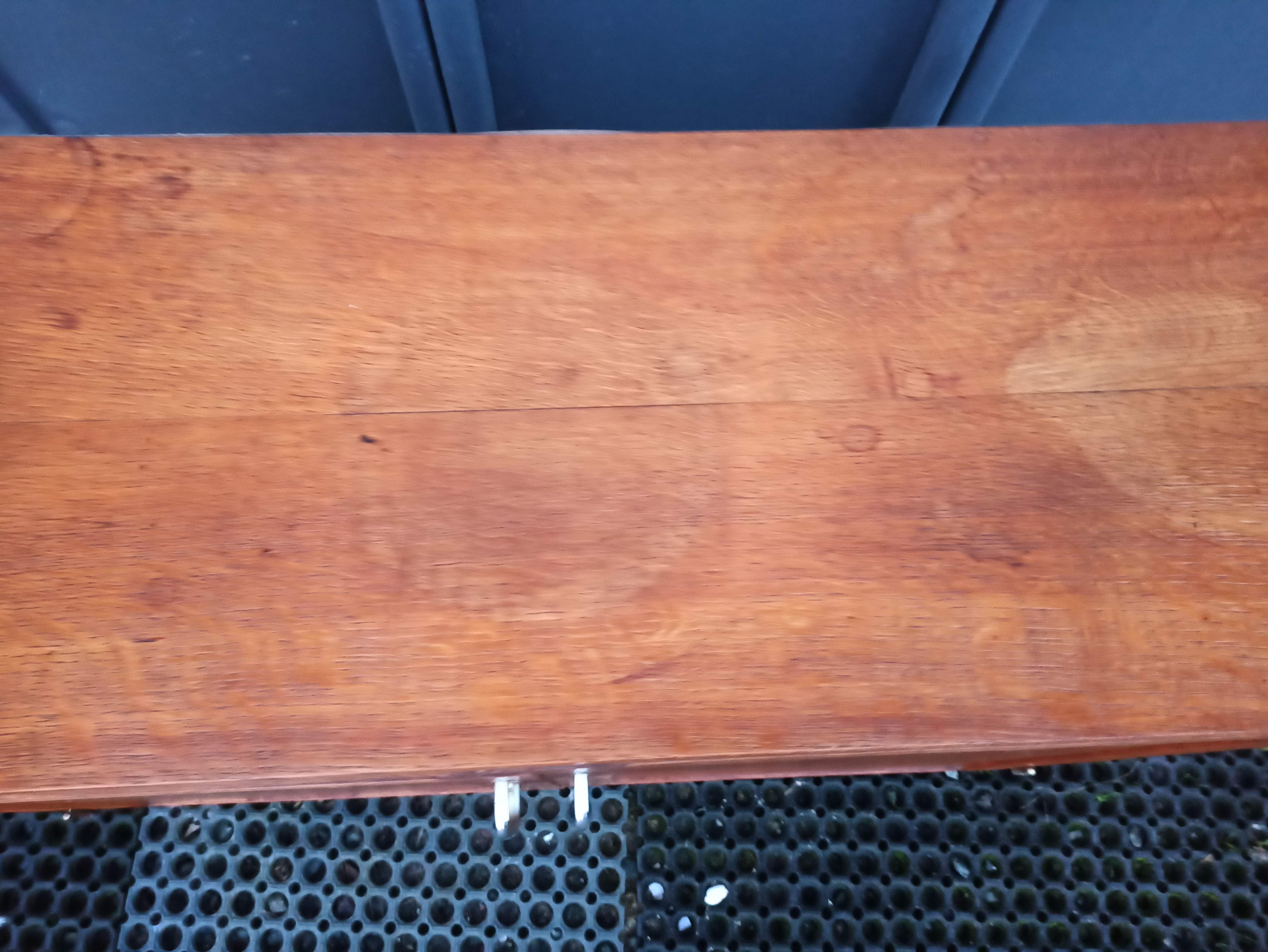 Low storage sideboard 2 doors iron base year 50 60