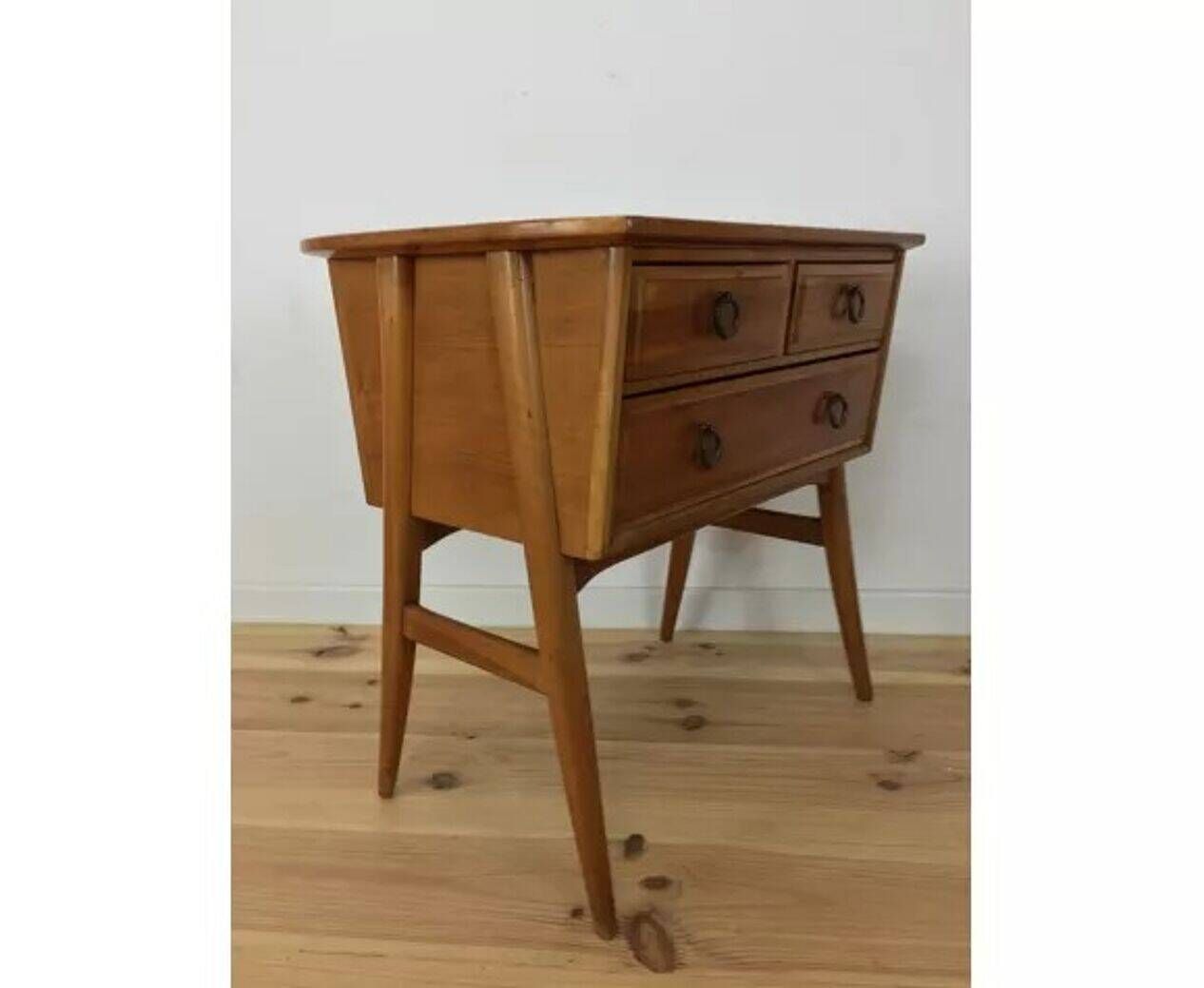 Scandinavian side table/commode, cabinetmaker's furniture, 1960s.